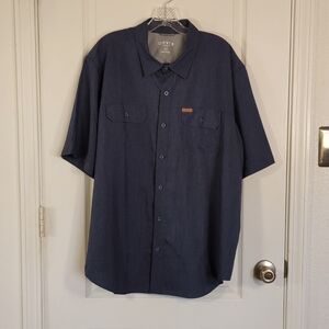 Orvis 2XL denim blue shirt NWOT
